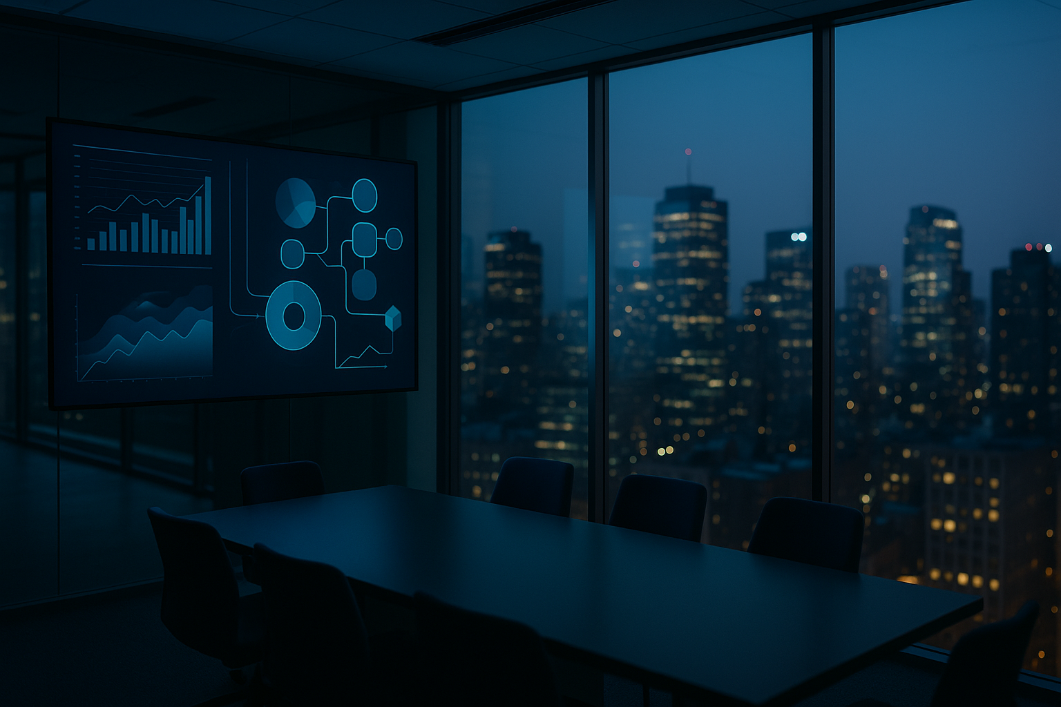 Executive boardroom - where your NetSuite data becomes strategic insights